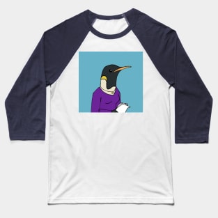 Office Penguin Baseball T-Shirt